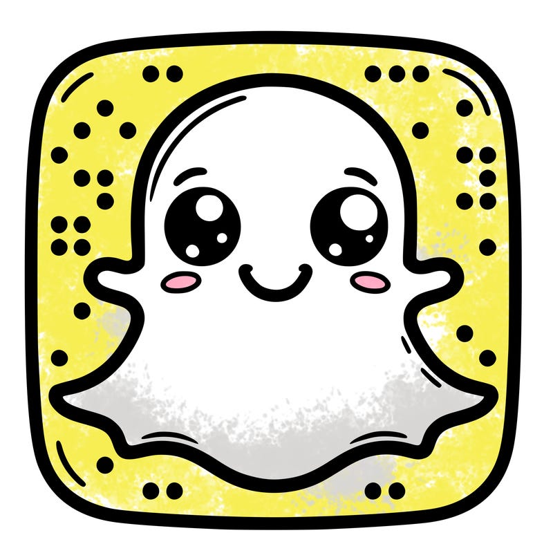 the real snapchat logo