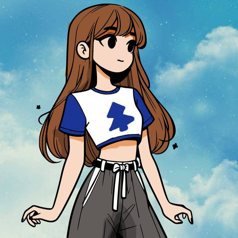 girl in a cute crop top