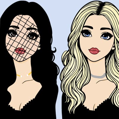 beautiful realistic girl