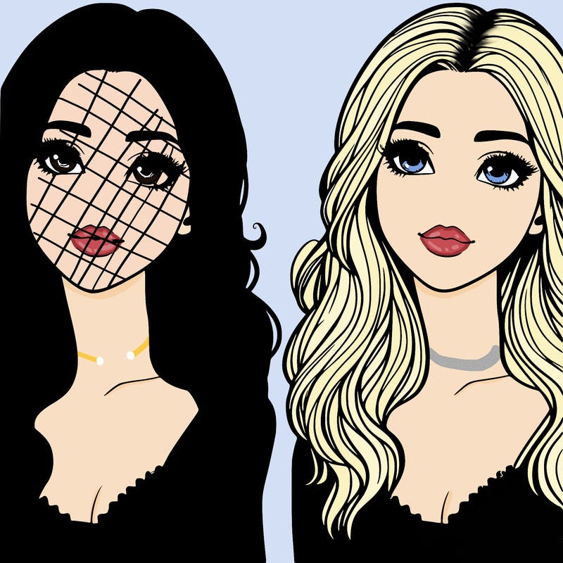 beautiful realistic girl