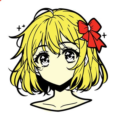 anime girl face