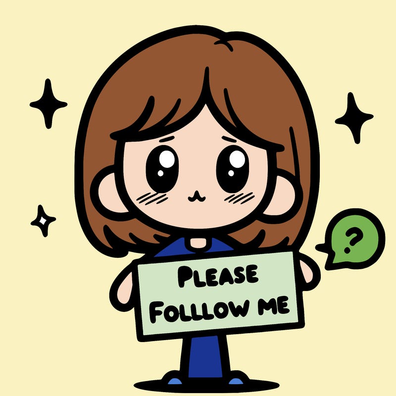 please follow me