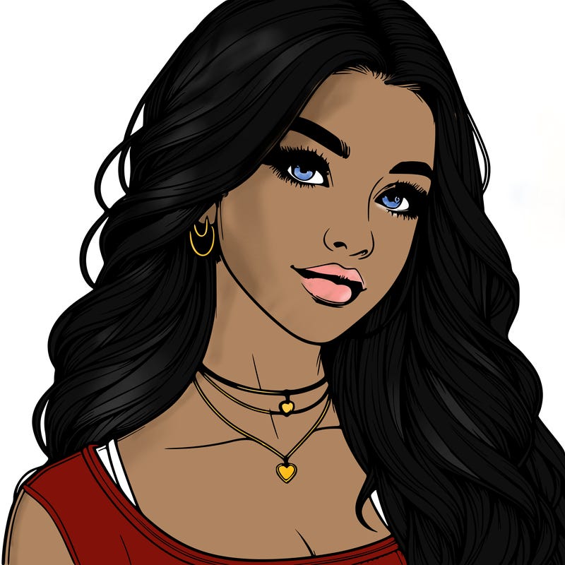 detailed realistic girl