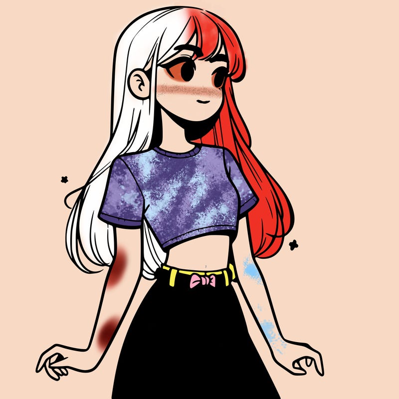 girl in a cute crop top