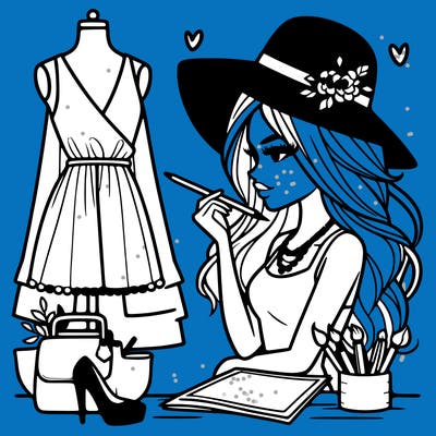 a stylish fashion designer