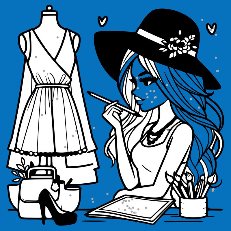 a stylish fashion designer