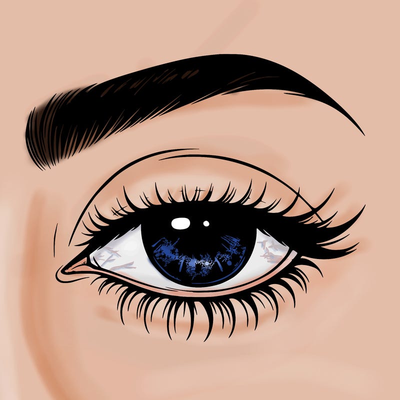 eye closed realistic