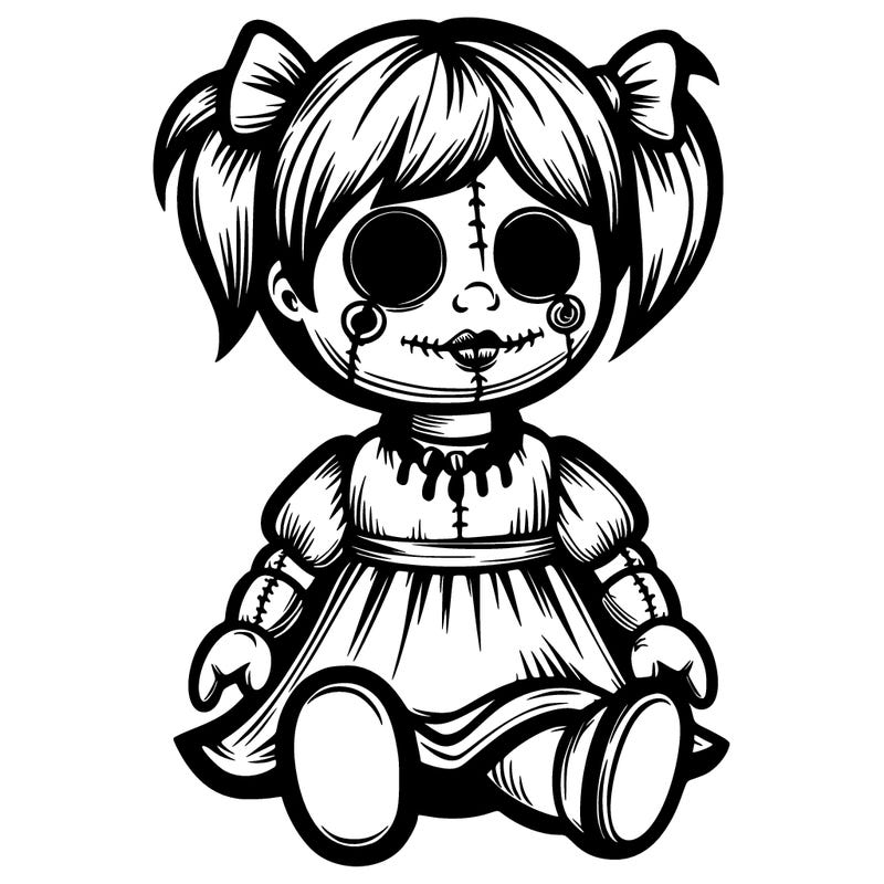 creepy doll