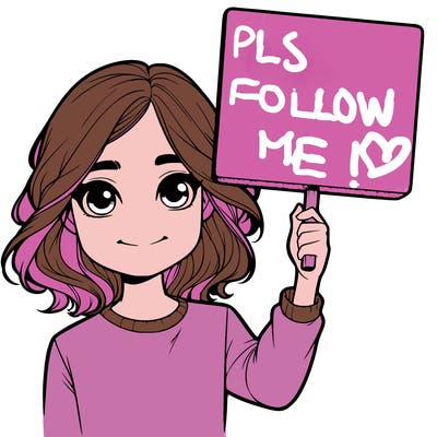 realistic girl holding up a sign