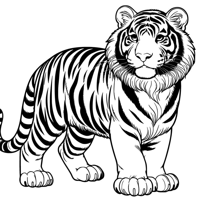realistic tiger
