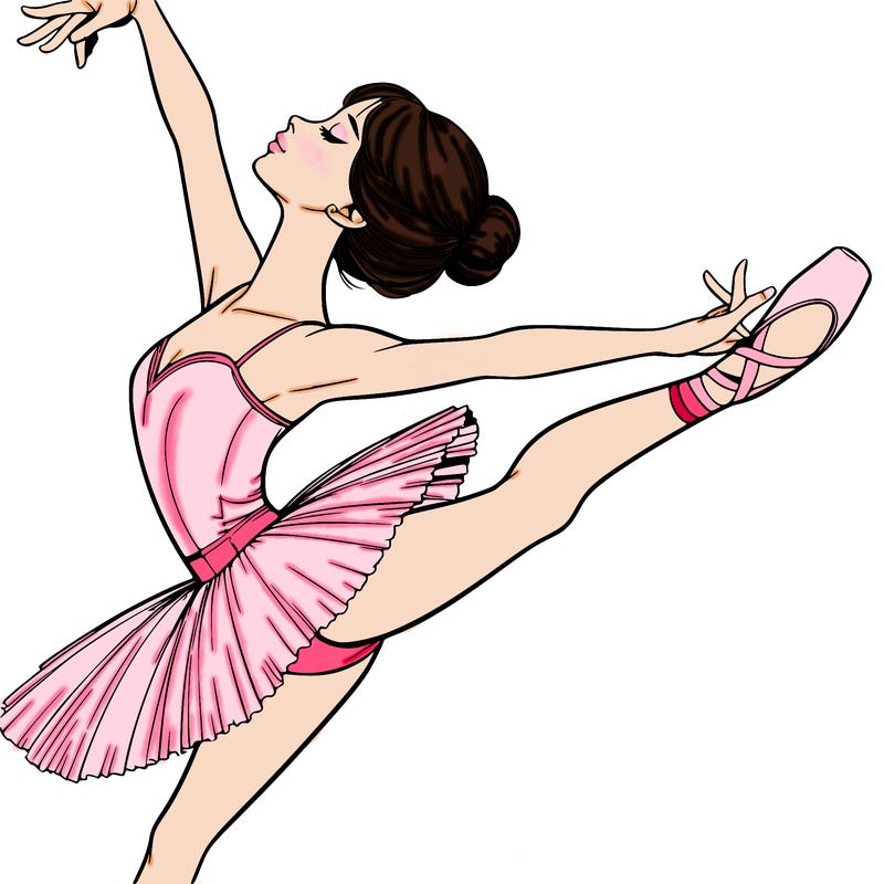 realistic ballerina