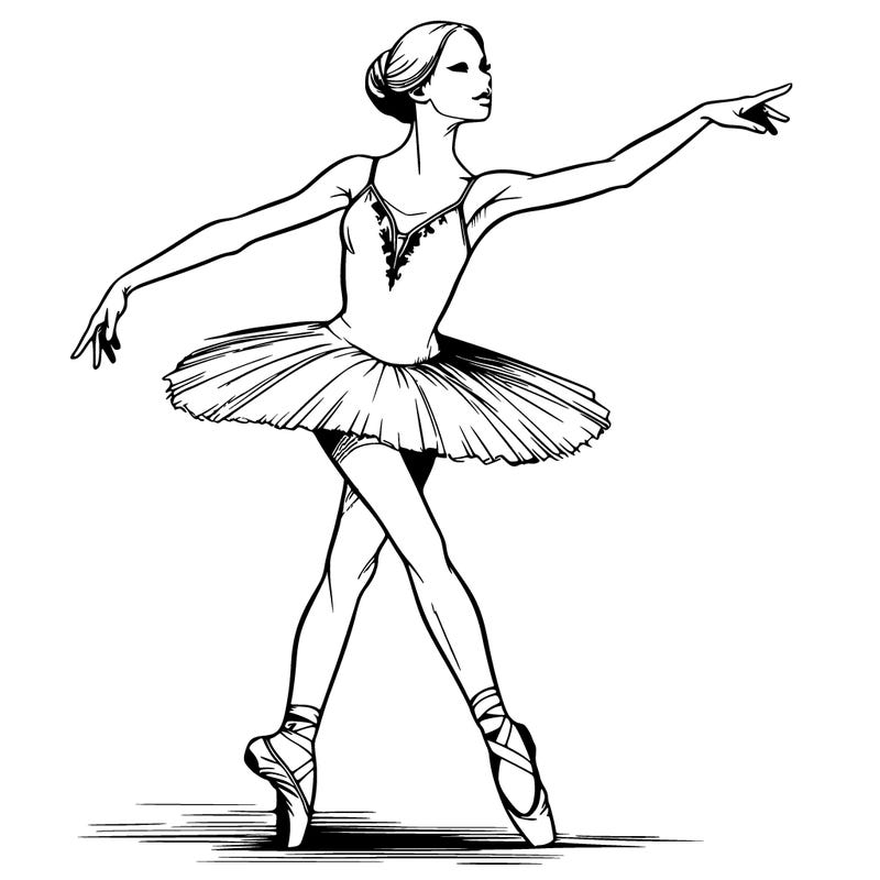 ballet dancer realistic