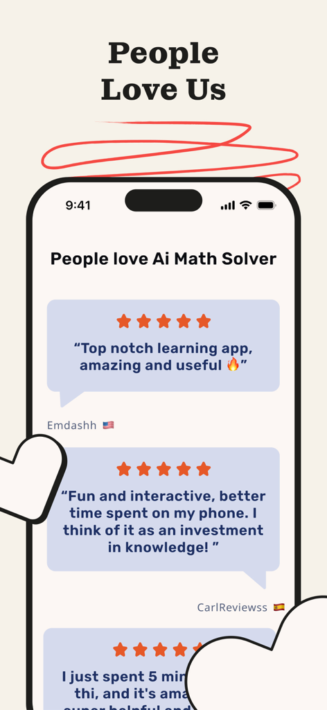 Growbit - Daily Micro Learning - Testimonianze degli utenti e valutazioni a cinque stelle per l'app Growbit AI Math Solver