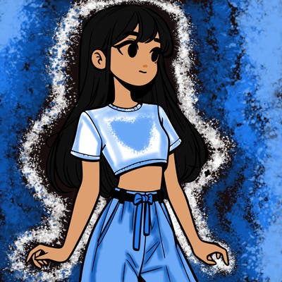 girl in a cute crop top