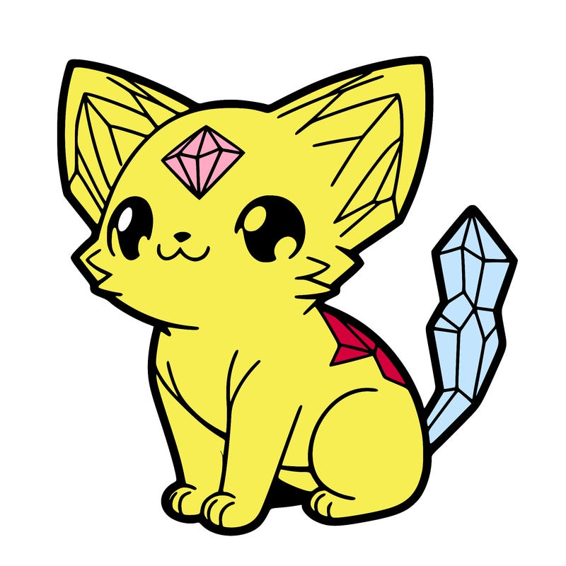 crystal kitten