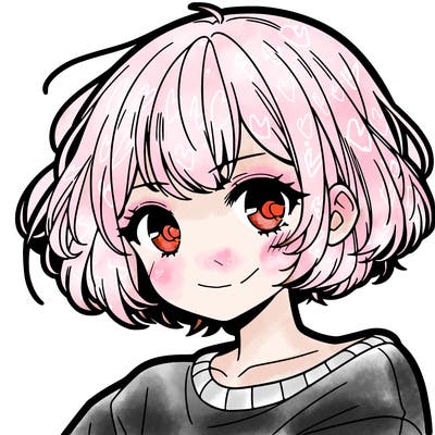 cool anime girl with short hair