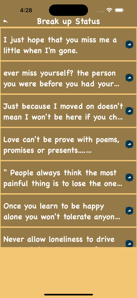 Best Status & Cool Quotes fact - Breakup status and sad quotes for social media sharing