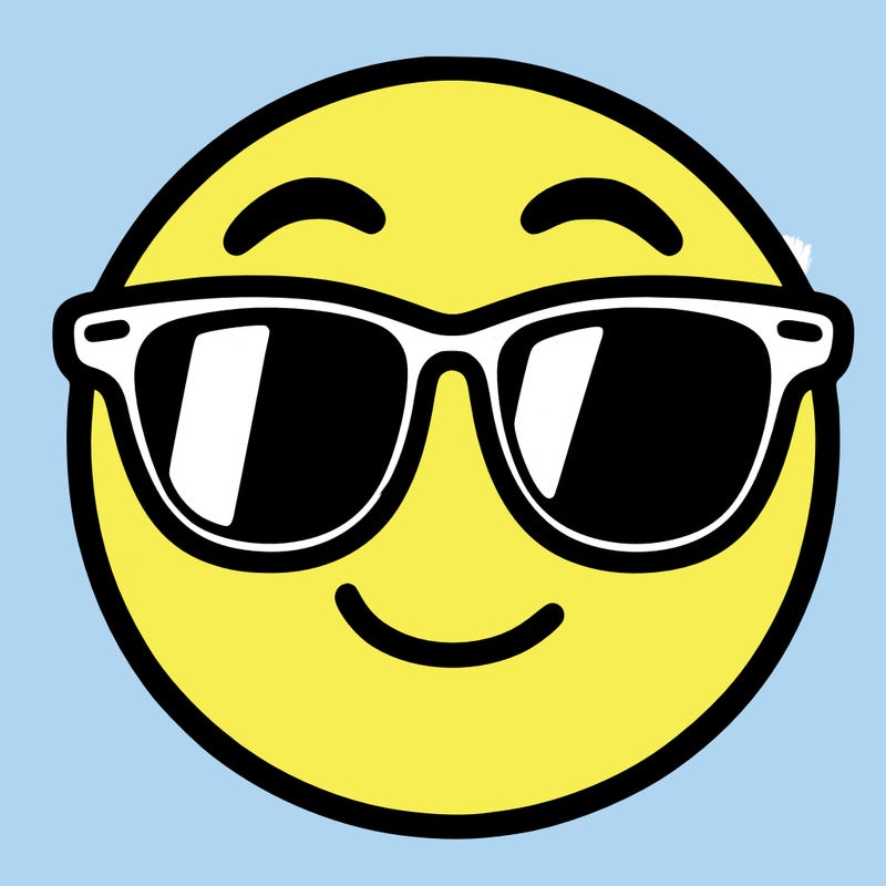emoji with sunglasses
