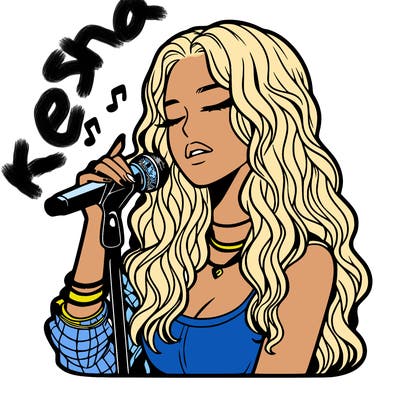 realistic female singer