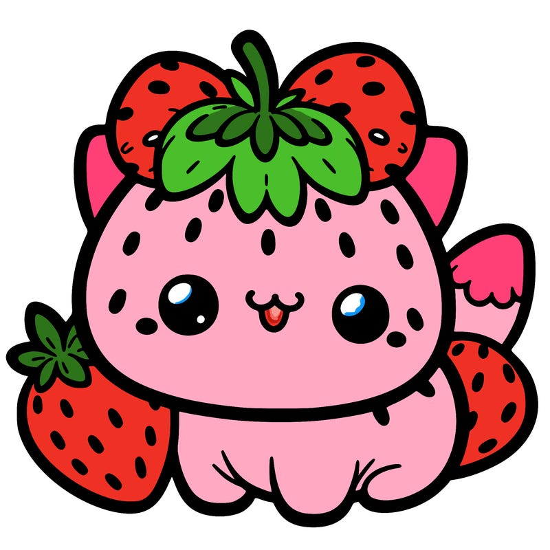 strawberry cat
