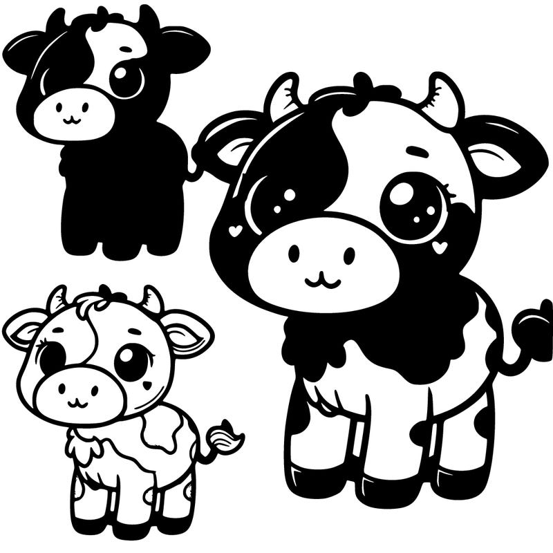 cute chocolate cow