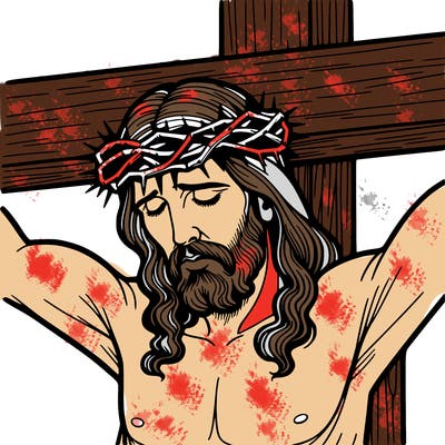 jesus on the cross