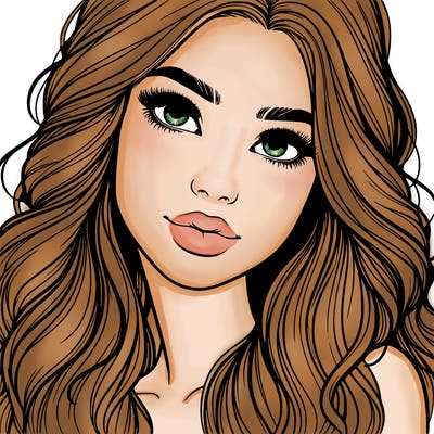 beautiful realistic girl