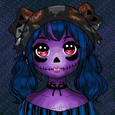 realistic girl halloween