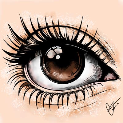 realistic eye