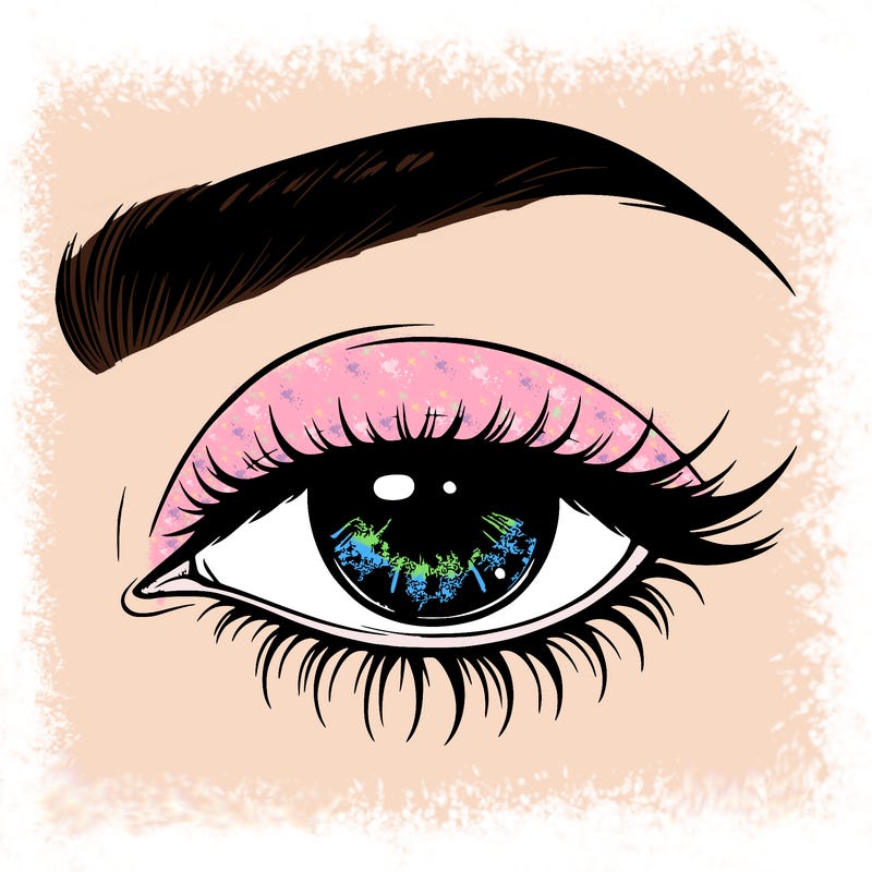 eye closed realistic