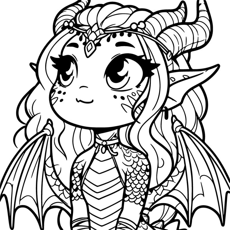 a dragon girl