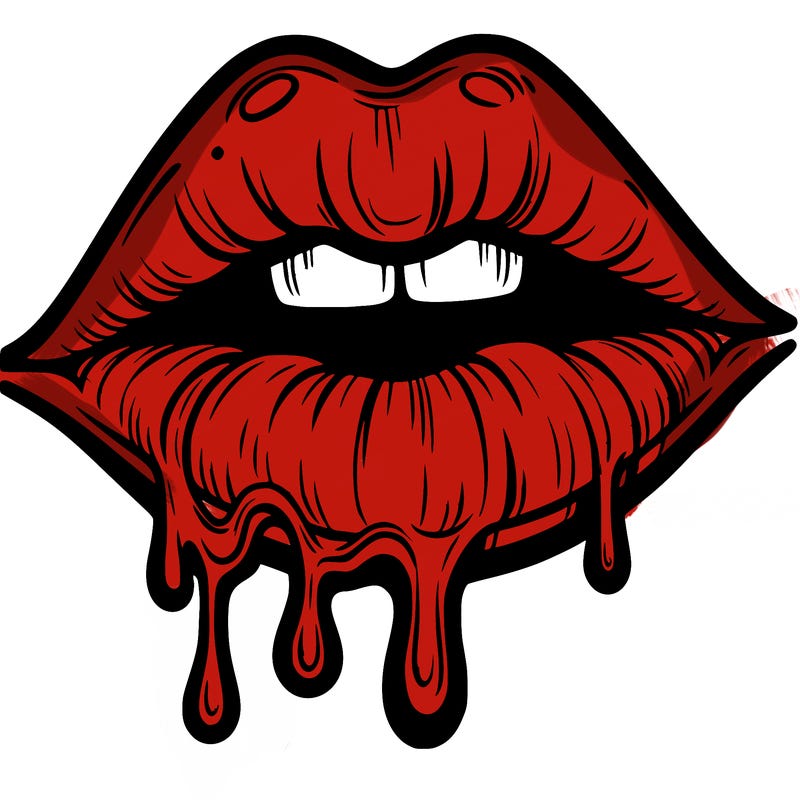 lips that look realistic and drip