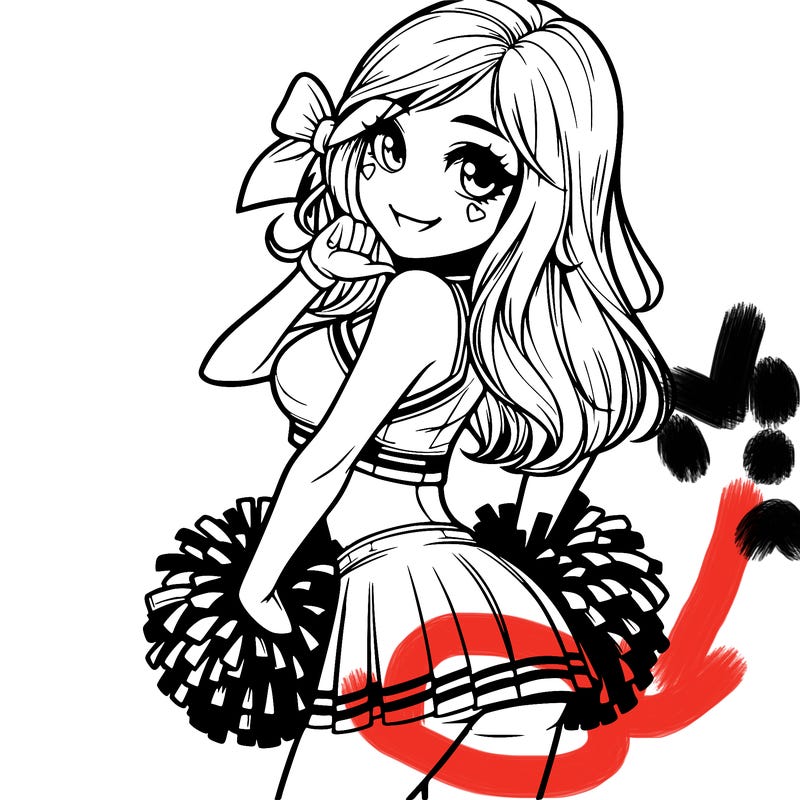 realistic cheerleader