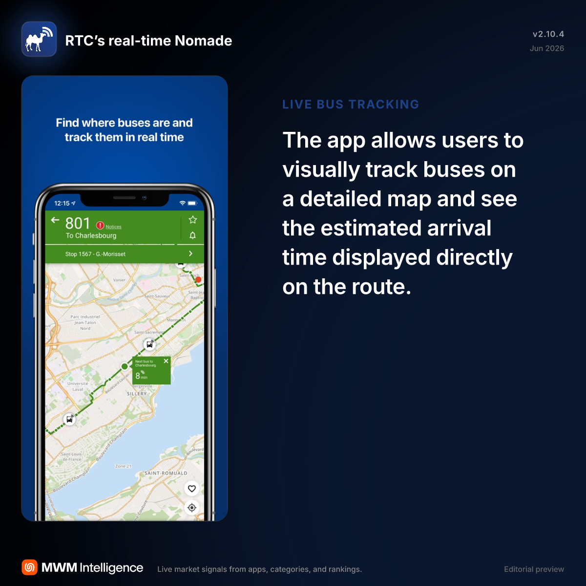 RTC’s real-time Nomade - Navigation App | MWM