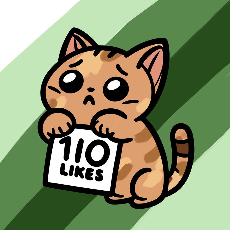 a cat begging for 10 likes