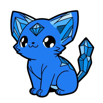 crystal kitten