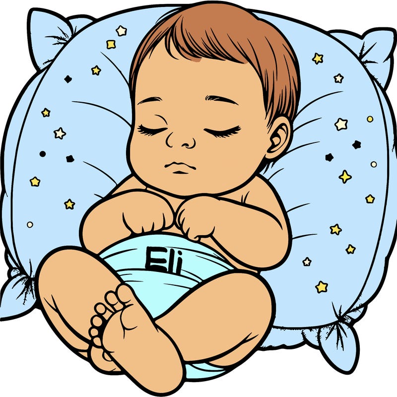 realistic sleeping baby