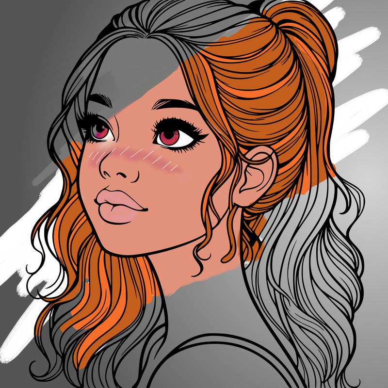 beautiful realistic girl