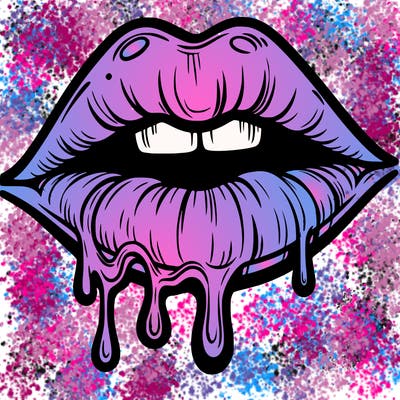 lips that look realistic and drip