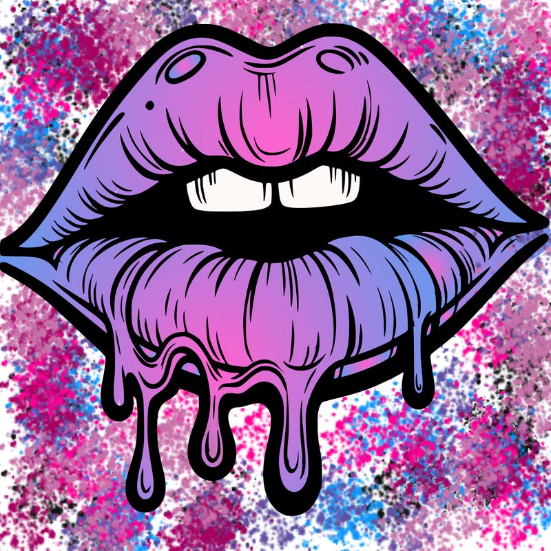 lips that look realistic and drip