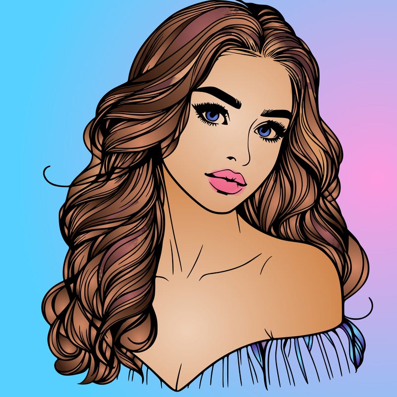 beautiful realistic girl