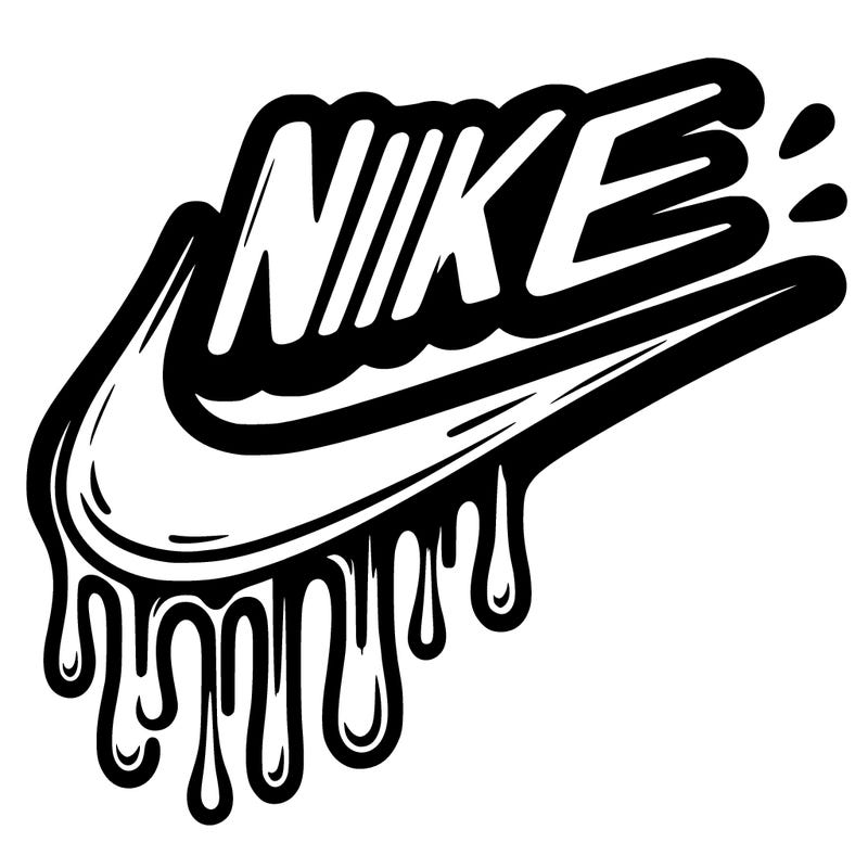 nike swoosh drippy