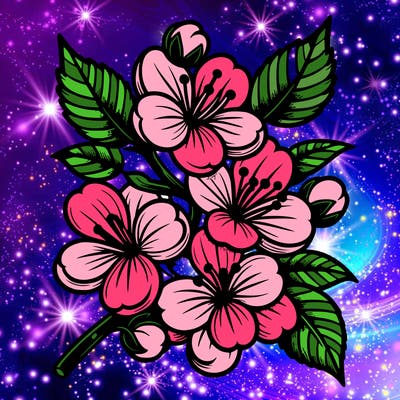 cherry blossom tattoo realistic