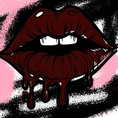 lips that look realistic and drip