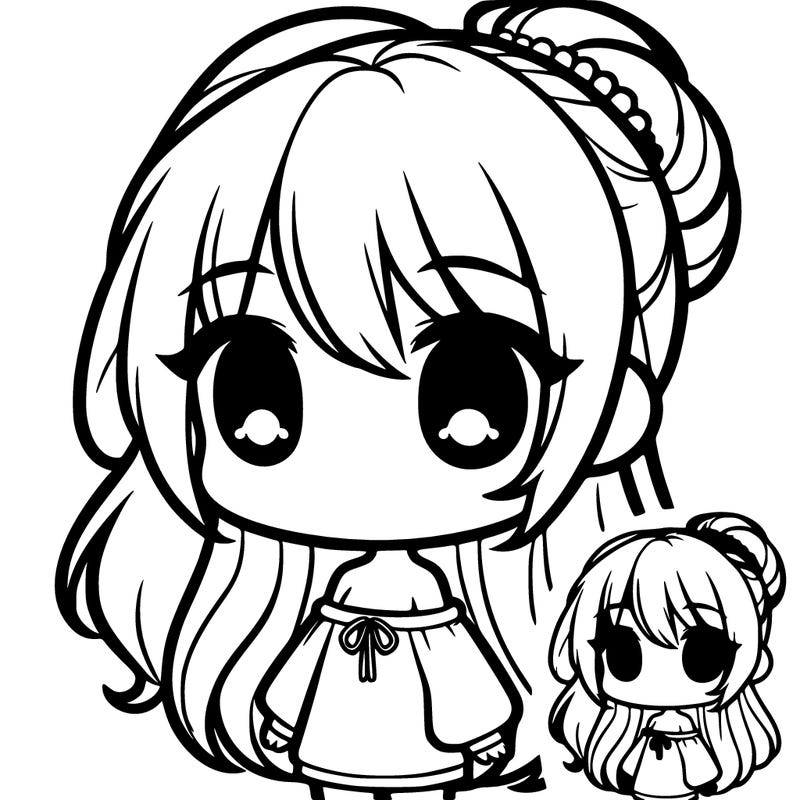 cute chibi girl