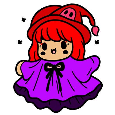 halloween girl in a ghost costume