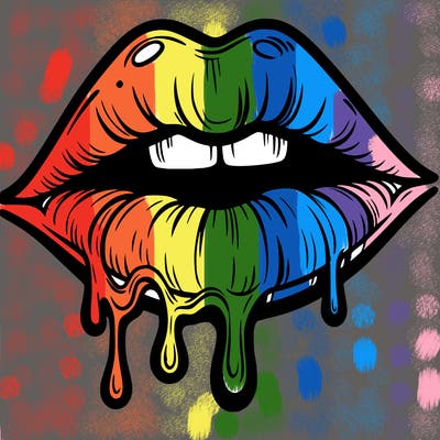 lips that look realistic and drip