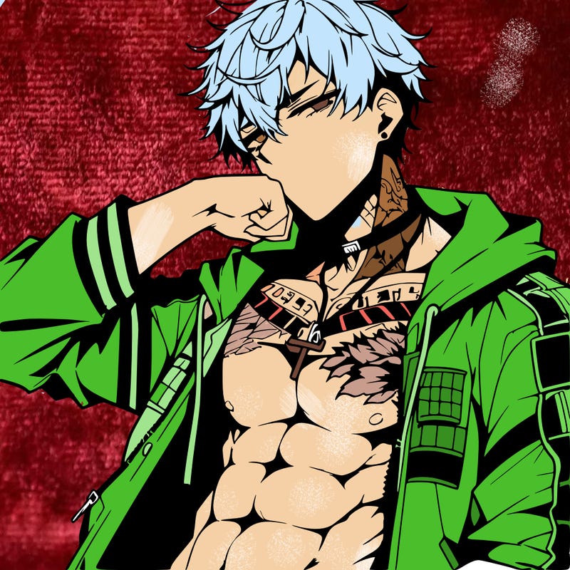 hot badass anime boy