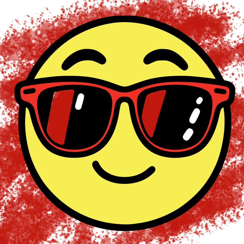 emoji with sunglasses