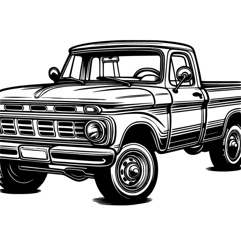 classic pickup truck